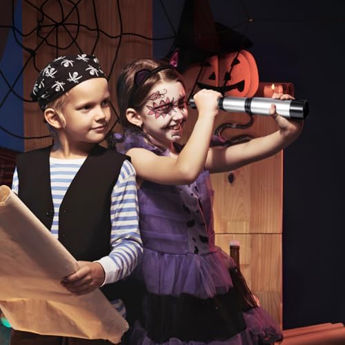 Plastic Pirate Telescope Toy - Portable Adjustable Mini Scope for Kids