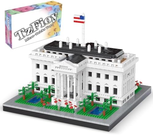 White House Micro Brick Building Set 2300 Pieces