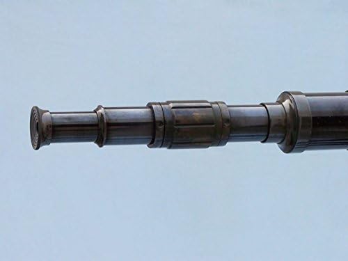 Floor Standing Oil Rubbed Bronze Leather Admiral Telescope 60