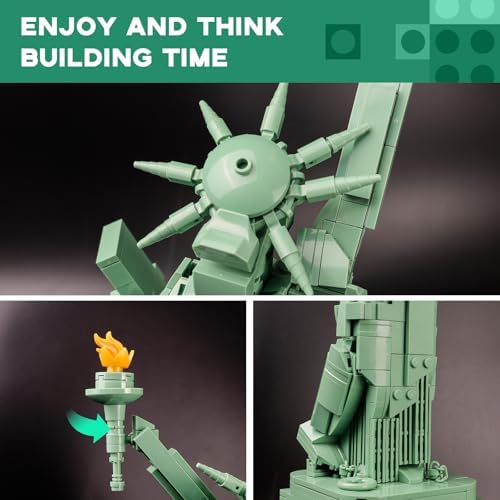 ArtorBricks Statue of Liberty Building Set - 1577 Pieces
