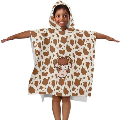 Mintulipy Cow Baby Bath Towel Hooded Soft Towel