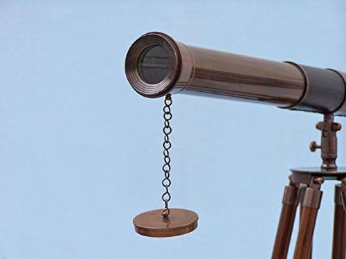 Handcrafted Nautical Antique Copper Telescope 60 Floor Standing Decor