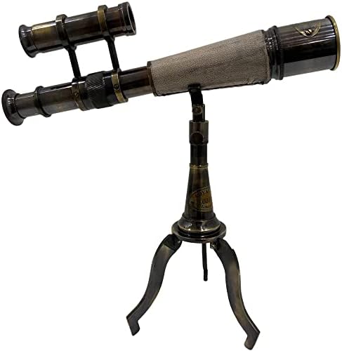 Antique Brass Telescope Pirate Spyglass Home Decor