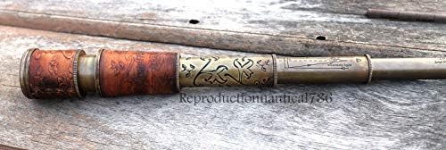 1920 London Brass Engraved Telescope Decor