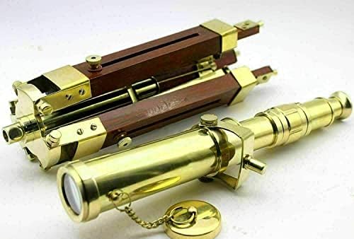 Decorative Telescope Nautical Brass Desk Decor