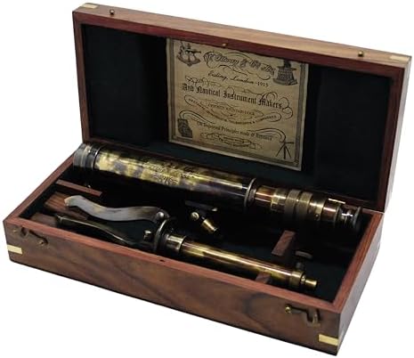 W Ottway Co London 1915 Brass Telescope with Tripod