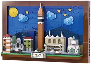 SEMKY Venice Skyline Architecture Building Block Set 580 Pieces