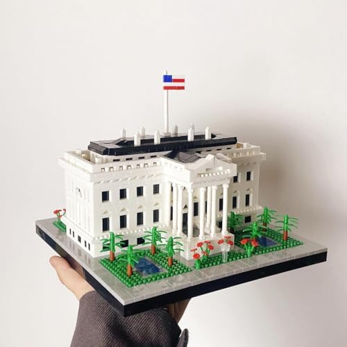 White House Micro Brick Building Set 2300 Pieces