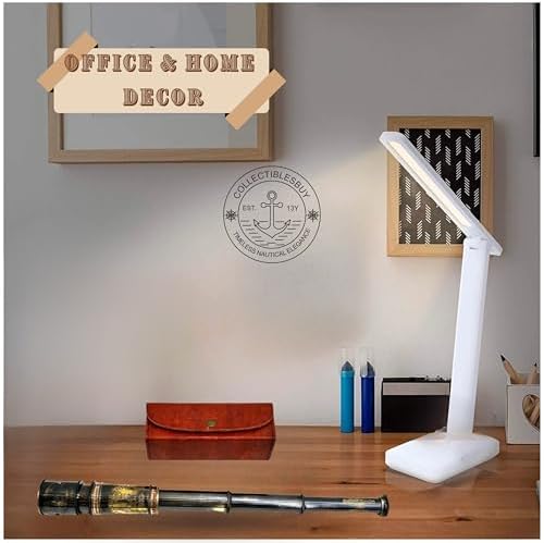 Antique Brass Telescope Decor for Home and Travel