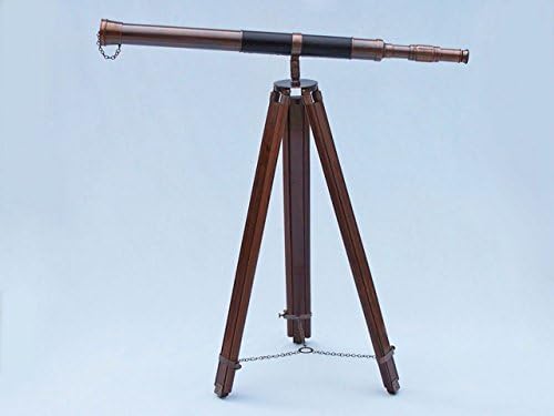 Handcrafted Nautical Antique Copper Telescope 60 Floor Standing Decor