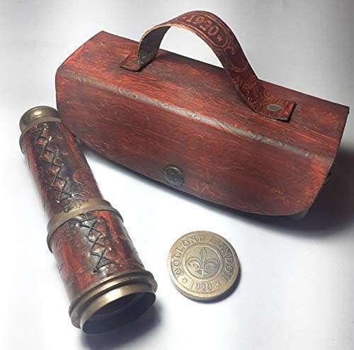 Ganga Nautical Antique Brass Pirate Spyglass Telescope