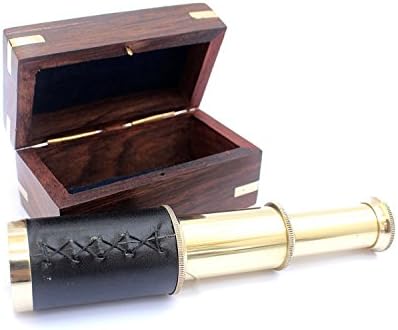 NauticalMart Brass Pullout Telescope 6 - Set of 100