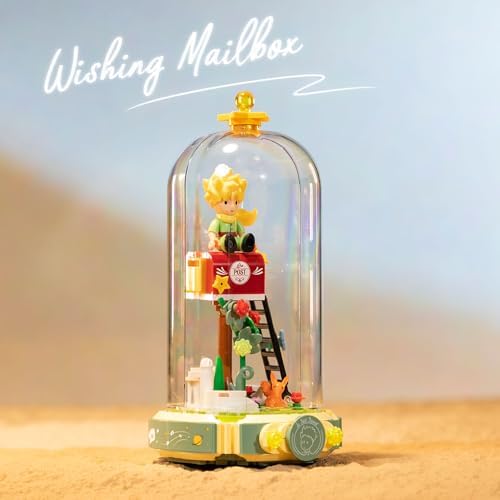 Le Petit Prince Rose Mailbox Building Block Set