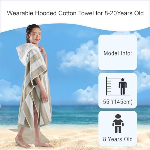 VOOVA MOVAS Big Kids Hooded Robe Towel
