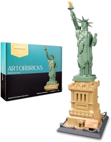 ArtorBricks Statue of Liberty Building Set - 1577 Pieces