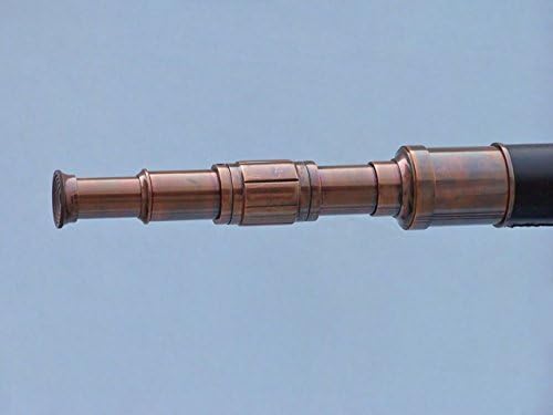 Handcrafted Nautical Antique Copper Telescope 60 Floor Standing Decor
