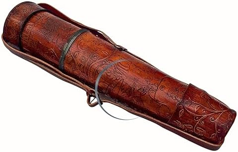 Handmade Brass Telescope 32 Inch Functional Spyglass Replica