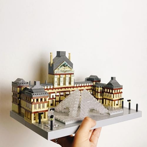 Louvre Micro Mini Building Blocks Architecture Set for Adults