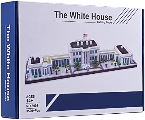 LUKHANG White House Building Set - 3520pcs Micro Block Kit