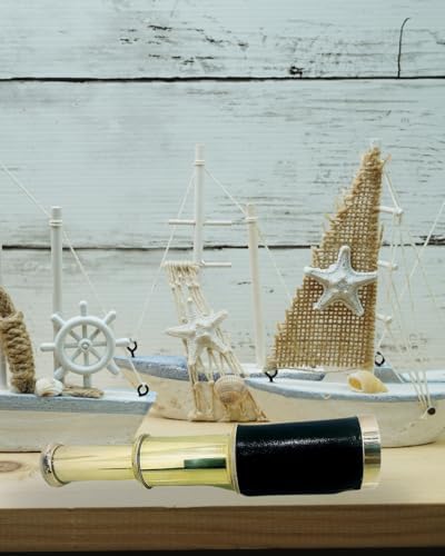6 Inch Nautical Brass Telescope Spyglass Decor Gift