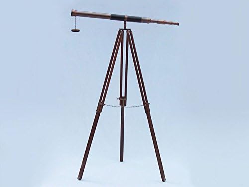 Handcrafted Nautical Antique Copper Telescope 60 Floor Standing Decor