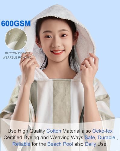 VOOVA MOVAS Big Kids Hooded Robe Towel