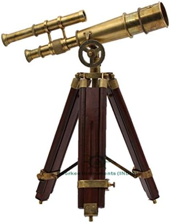 RII Victorian Marine Telescope with Rosewood Stand