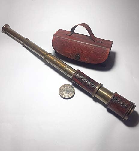 Ganga Nautical Antique Brass Pirate Spyglass Telescope