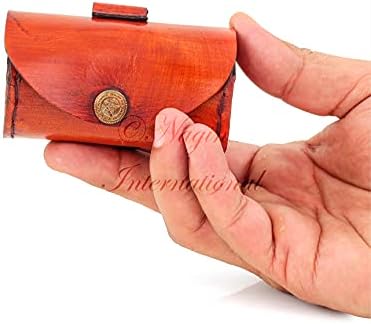 6 Solid Brass Spyglass Telescope Set with Carry Bag