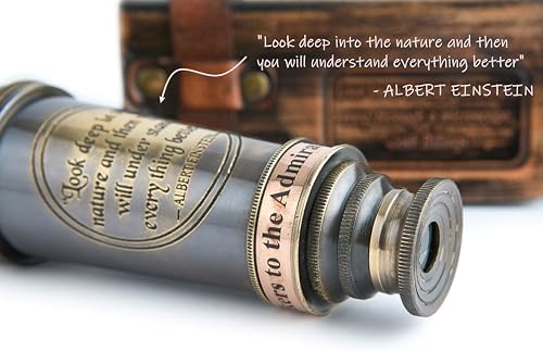 1920 Antique Brass Spyglass Telescope 15 Inch