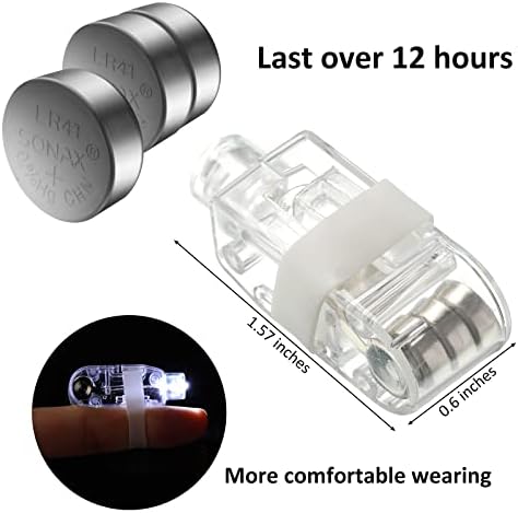 Hortsun 200 Pcs LED Finger Lights for Kids