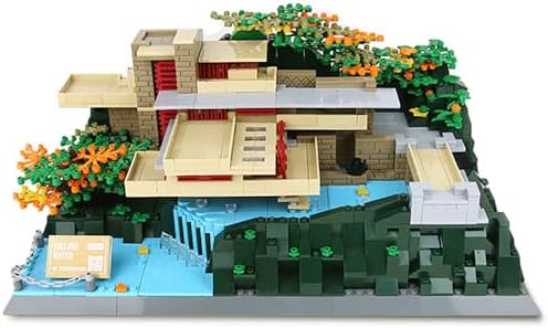 Fallingwater Pennsylvania Building Set 1221 Pieces