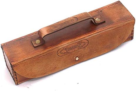 RII Antique Decor Spyglass with Leather Case 1