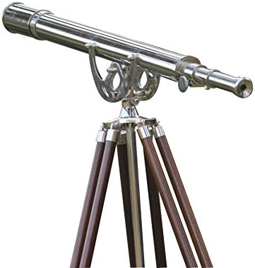 Vintage Brass Nautical Telescope with Tripod