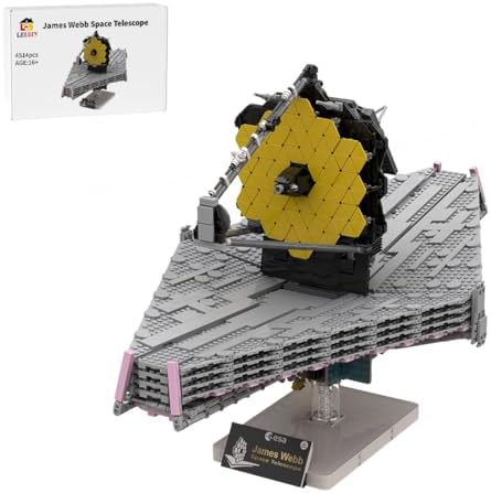Xenotrix Large Space Telescope Building Set - JWST 125 Scale DIY Model Kit