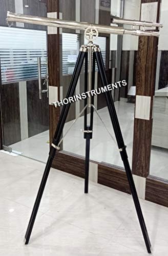 Floor Standing Chrome Griffith Astro Telescope with 15X Magnification