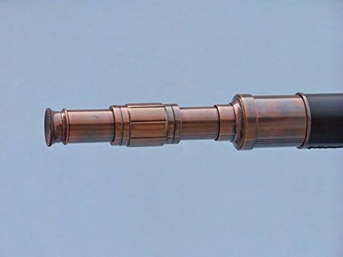Handcrafted Nautical Antique Copper Telescope 60 Floor Standing Decor
