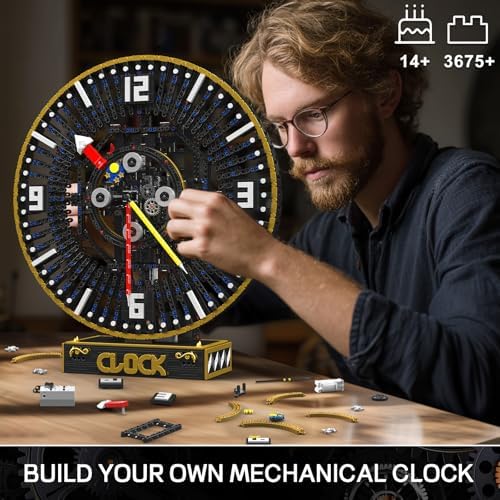 Mould King 10160 Mechanical Clock Building Set with APP Control