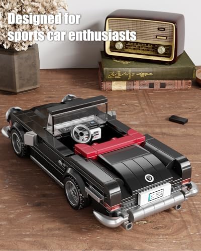 TYCOLE Super Sports Car Building Block Set with Display Case 338pcs