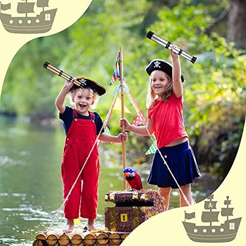 Xuhal 2 Piece Pirate Telescope Spyglass Kids Toy