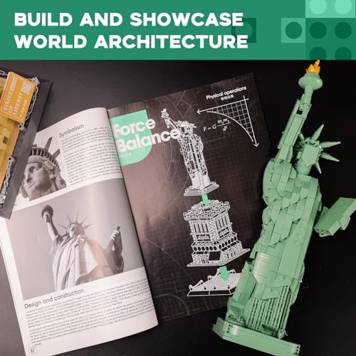 ArtorBricks Statue of Liberty Building Set - 1577 Pieces