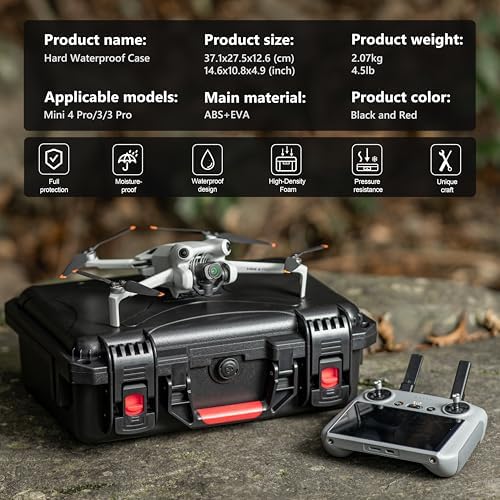 STARTRC PHOTO Mini 4 Pro 3 Case Portable Waterproof Drone Storage