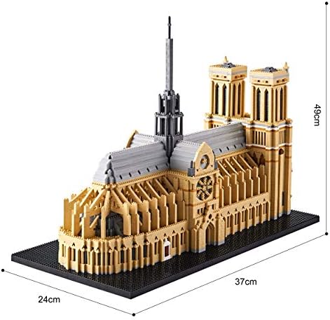 Architecture Series Mini Bricks Notre Dame De Paris 7380 PCS Building Kit