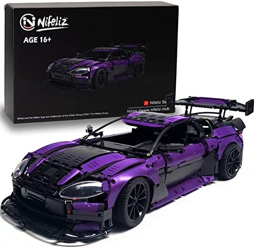 Nifeliz Super Sports Car GT4 Building Blocks Set 18 Scale 3850 Pcs
