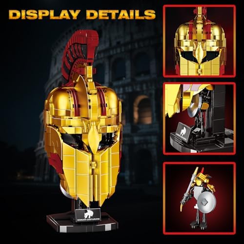 Roman Centurion Helmet Building Set 850 PCS