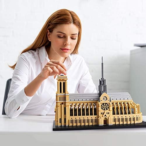Architecture Series Mini Bricks Notre Dame De Paris 7380 PCS Building Kit