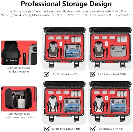 STARTRC PHOTO Mini 4 Pro 3 Case Portable Waterproof Drone Storage