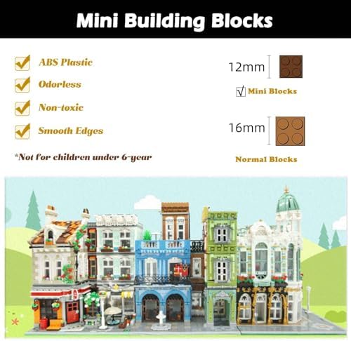 ZenithFlow Street View Building Blocks Kit 3115 PCS
