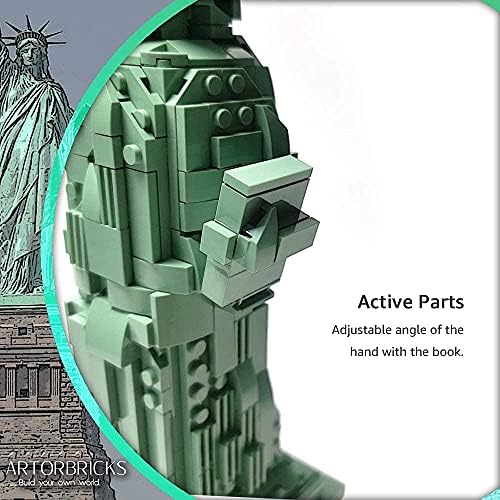 ArtorBricks Statue of Liberty Building Set 1577 Pieces