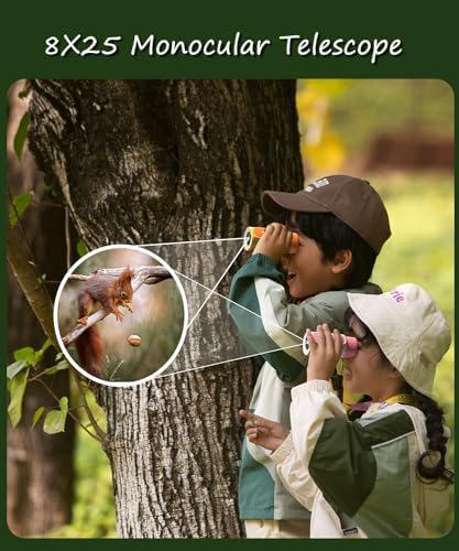 VBANU Kids Telescope with LED Flashlight